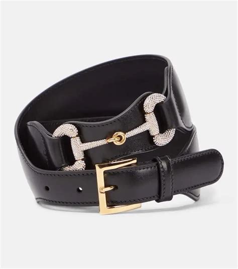 gucci horsebit belt white|gucci horsebit embellished belt.